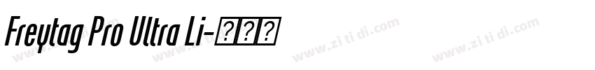 Freytag Pro Ultra Li字体转换